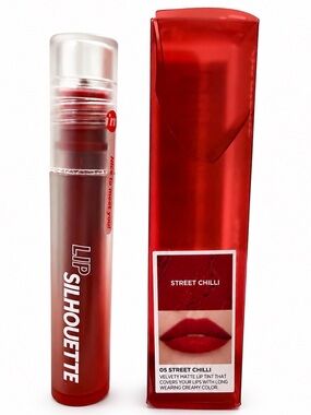 Matte Velvet Tint #05 Street Chilli K-Beauty NIB I’M MEME Lip Silhouette